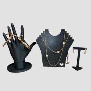 💛Elegant 6-PC Gold Tone Jewelry Bundle/EUC💛